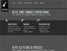 Tablet Screenshot of contreforme.ch
